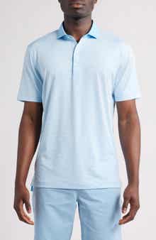 johnnie-O Reagan Stripe PREP-FORMANCE Golf Polo