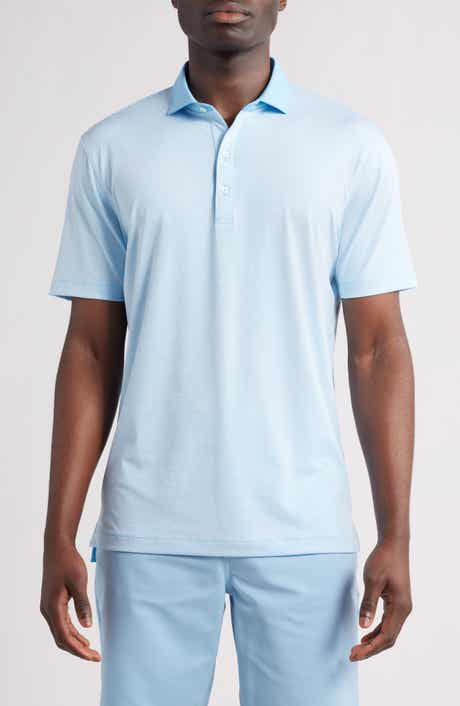johnnie-O Reagan Stripe PREP-FORMANCE Golf Polo