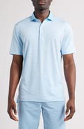 johnnie-O Reagan Stripe PREP-FORMANCE Golf Polo
