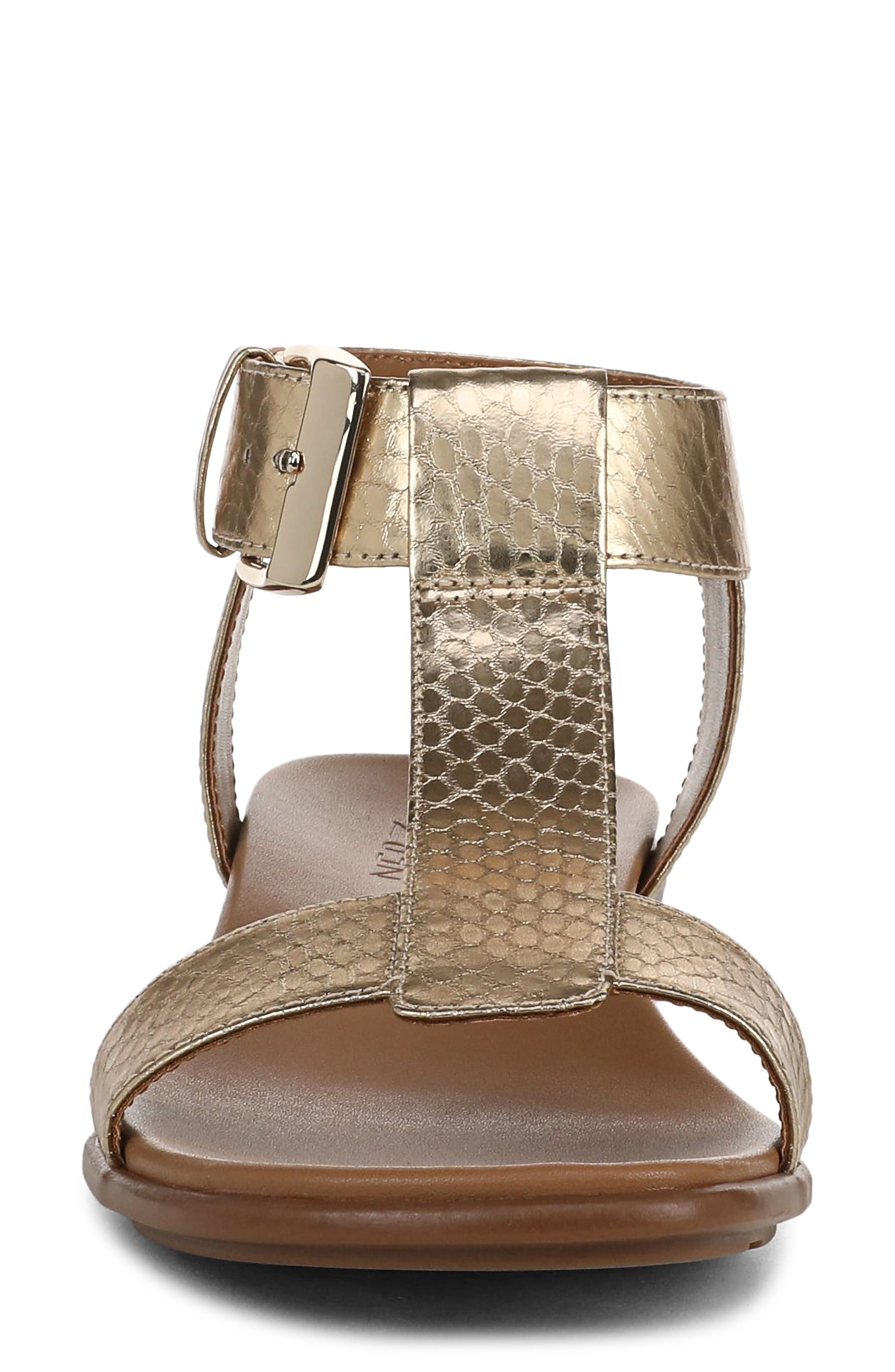 Easton Sandal, Alternate, color, GOLD SNAKE PRINT FAUX LEATHER