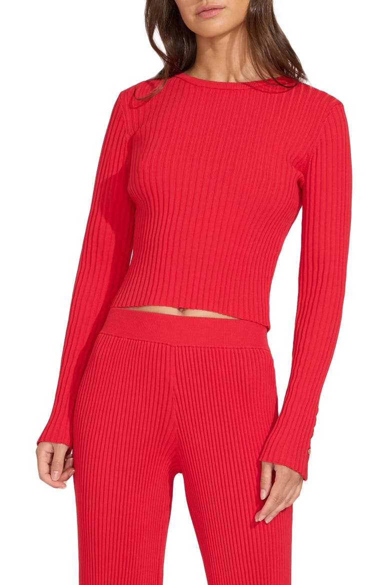 The Landman Sweater, Main, color, FIERY RED
