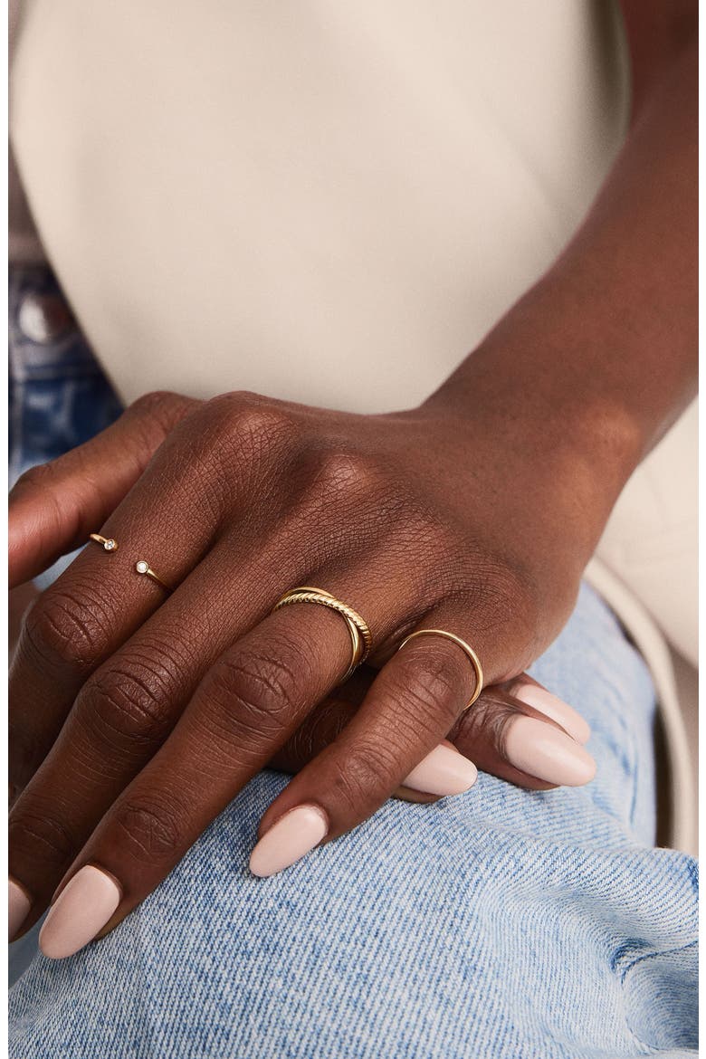 Duo Ring, Alternate, color, 14k Yellow Gold