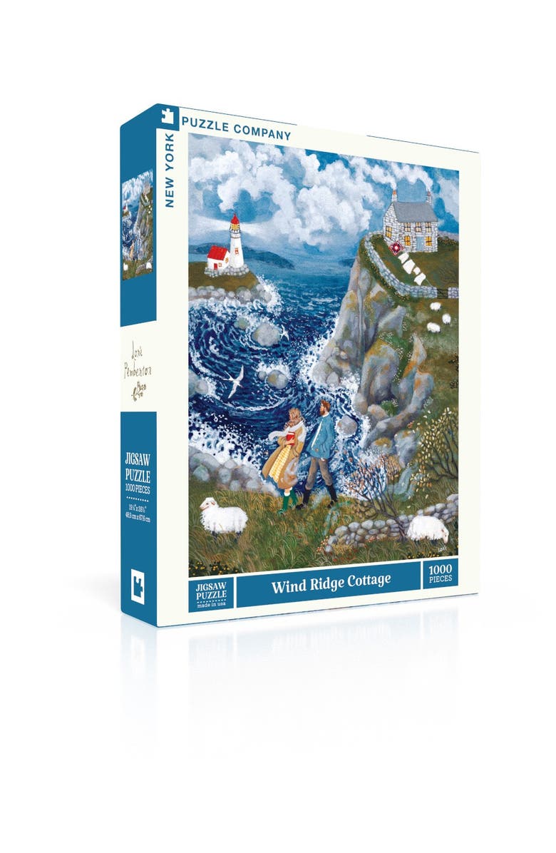 NEW YORK PUZZLE COMPANY Wind Ridge Cottage 1000 Piece Puzzle, Alternate, color, NO COLOR