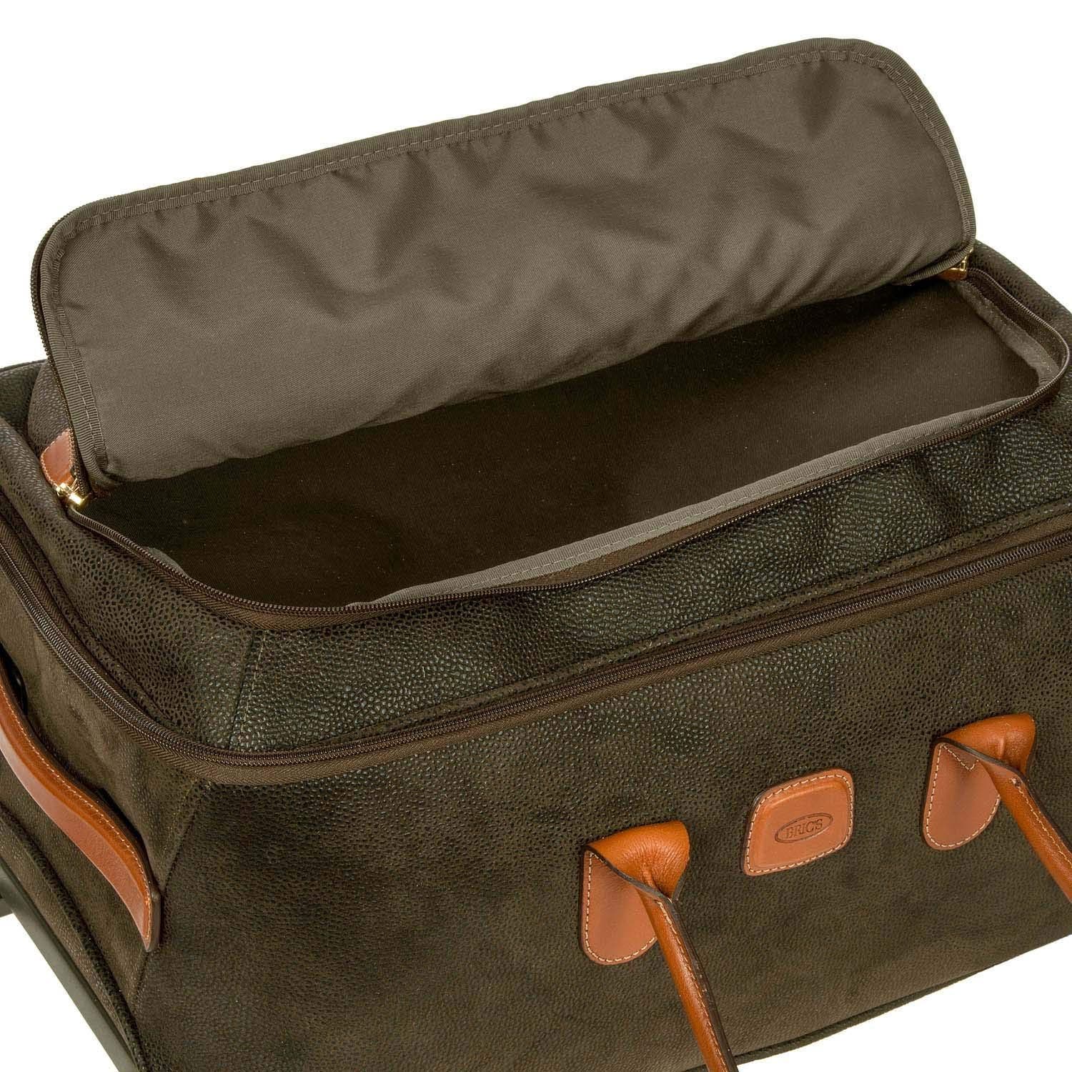 Bric's Life 21" Carry-On Rolling Duffle, Alternate, color, Olive