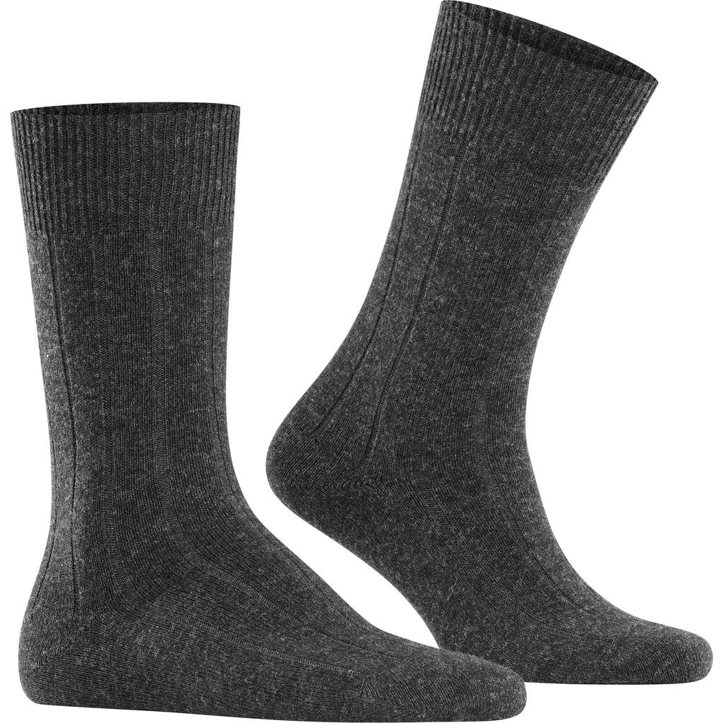 Falke Lhasa Wool Blend Socks In Gray