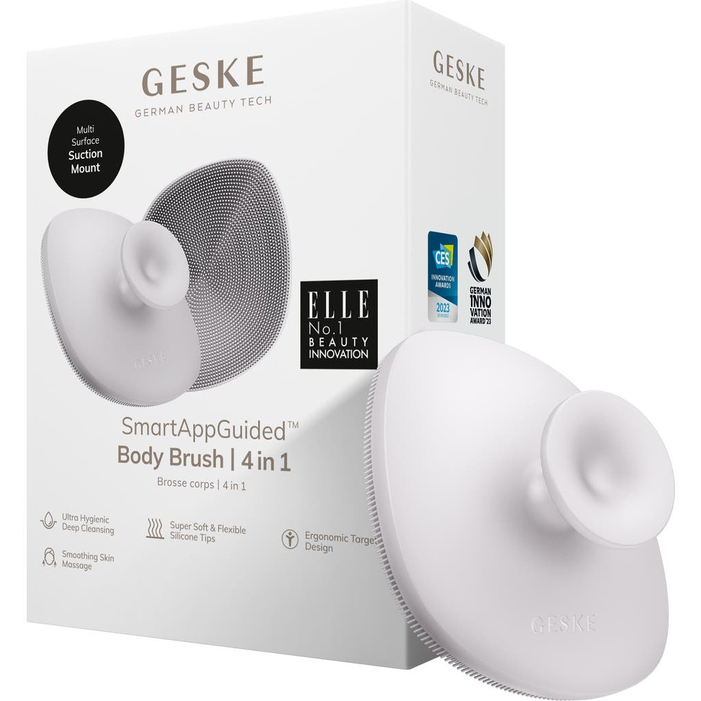 Geske Smartappguided Body Brush | 4 In 1 - Starlight In White