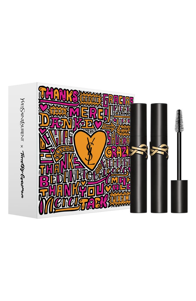 Yves Saint Laurent Lash Clash Extreme Volume Mascara Duo Set $58 Value, Main, color, 