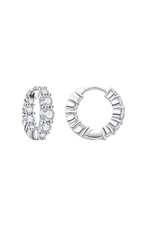 Riviera Crystal Hoops