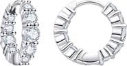 Untamed Petals Riviera Crystal Hoops