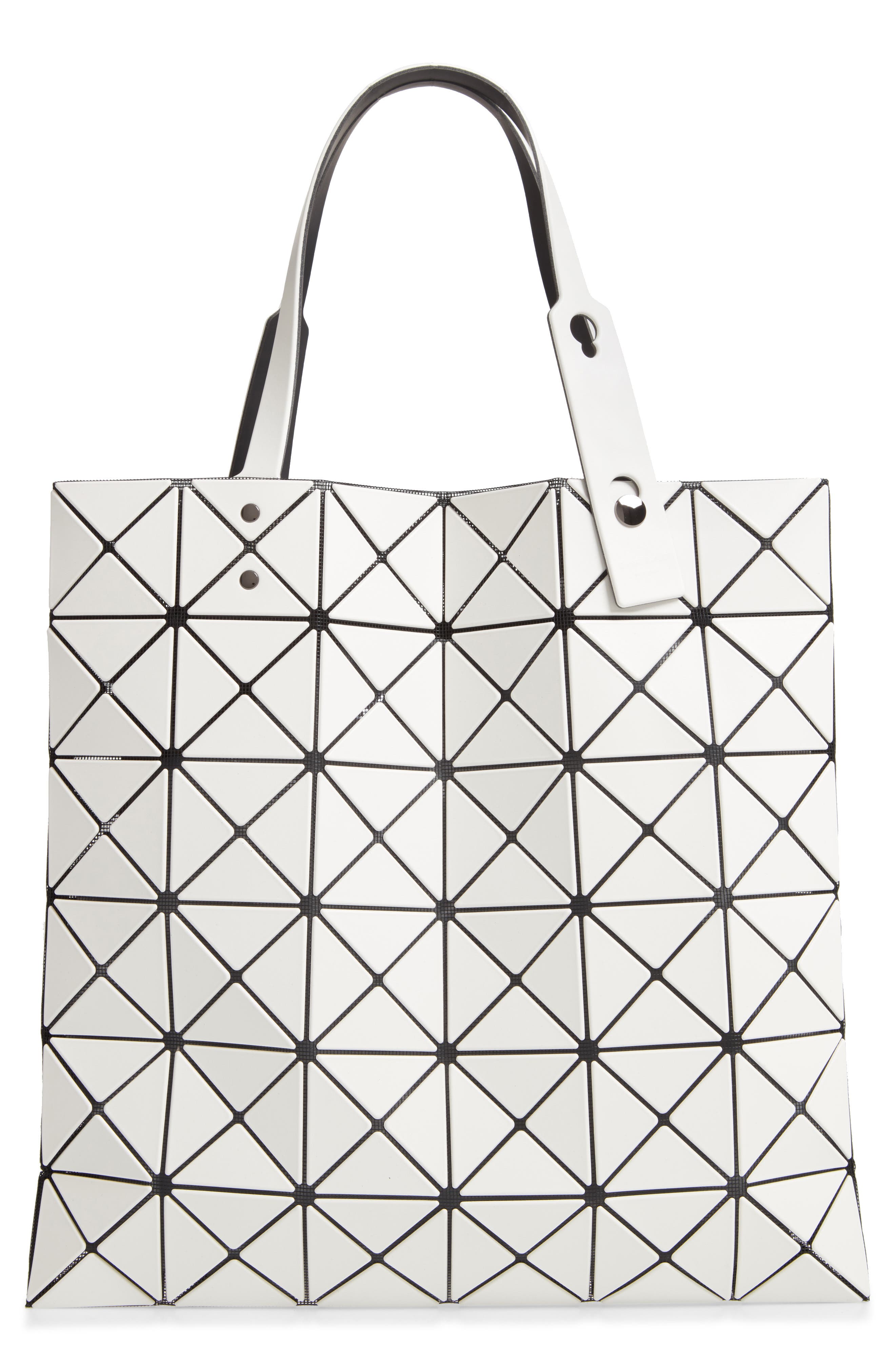 Bao Bao Issey Issey Miyake Lucent Matte Tote, Main, color, OFF WHITE
