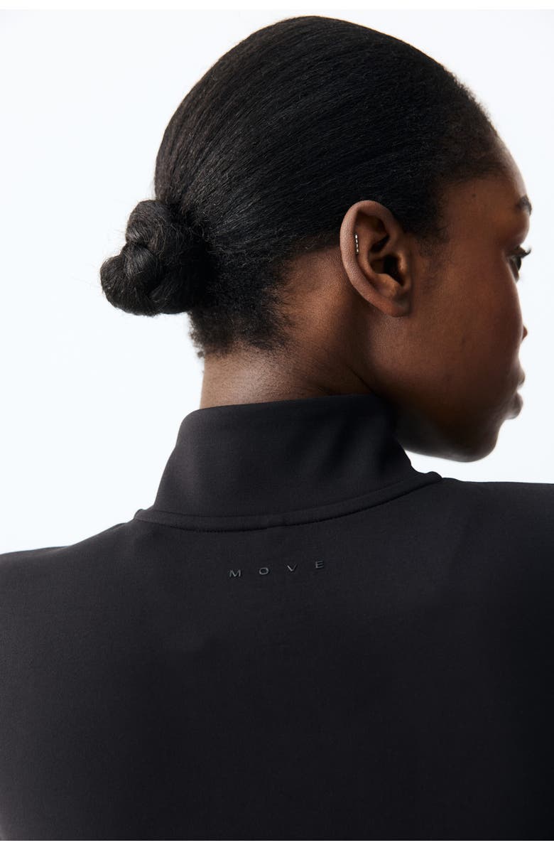 H&M Mama Zip-through Sports Jacket, Alternate, color, Black