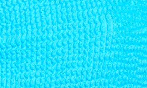 Bondeye Bond-eye Blake U-bar Bandeau Bikini Top In Cyan Recycled