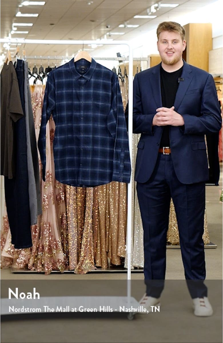 Plaid Corduroy Button-Up Shirt, sales video thumbnail