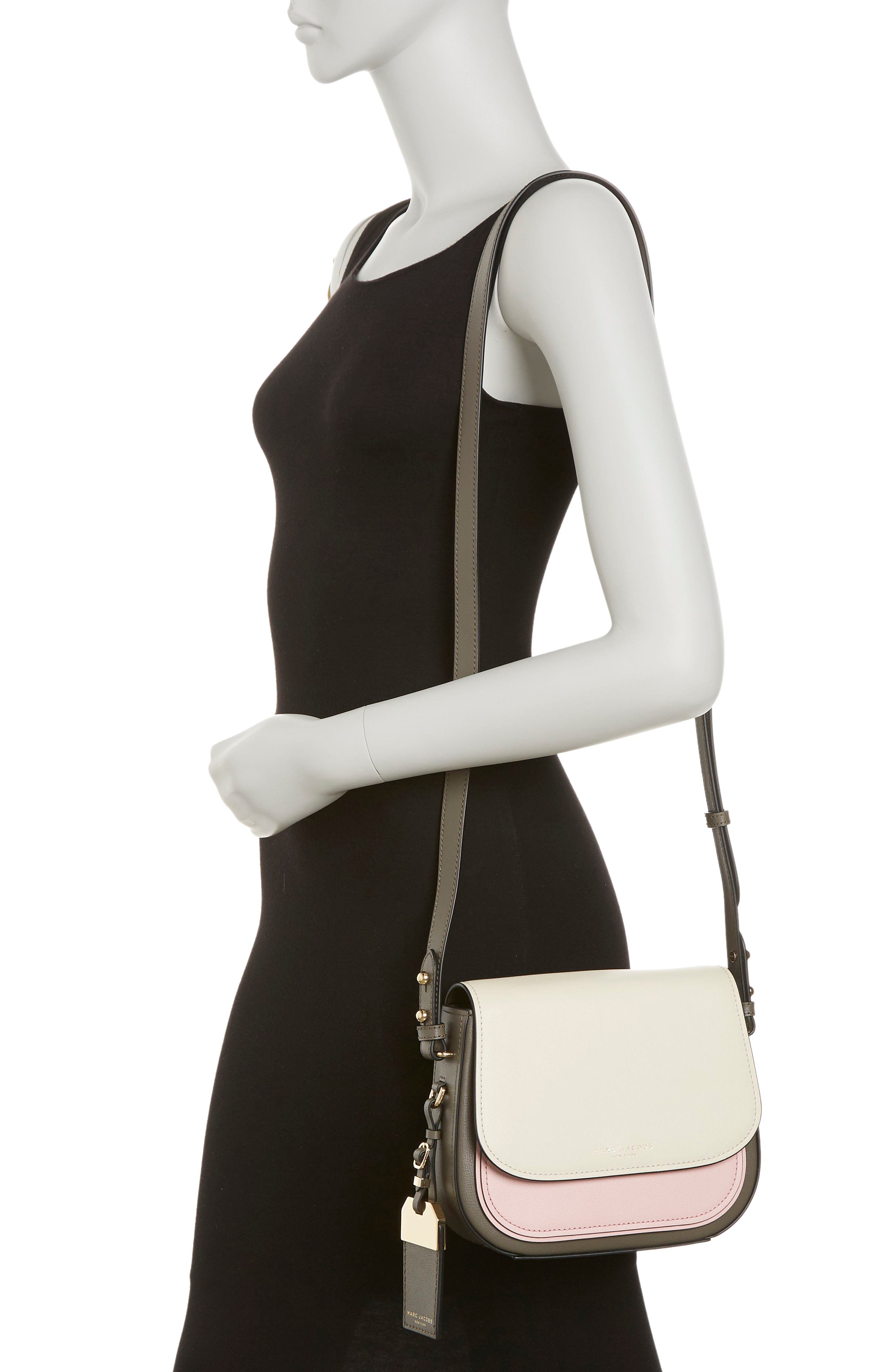 Marc Jacobs Mini Rider Leather Crossbody Bag, Alternate, color, 