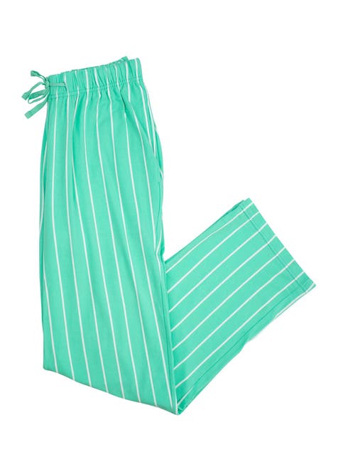 Rufflebutts Modal Blend Gender Inclusive Adult Pajama Pants In Green