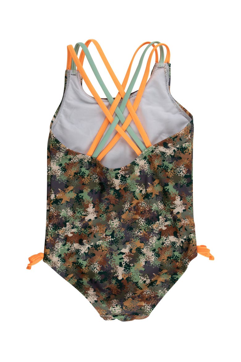 UPF50 Sun Protected Cross-Back One Piece, Alternate, color, Classic Camo