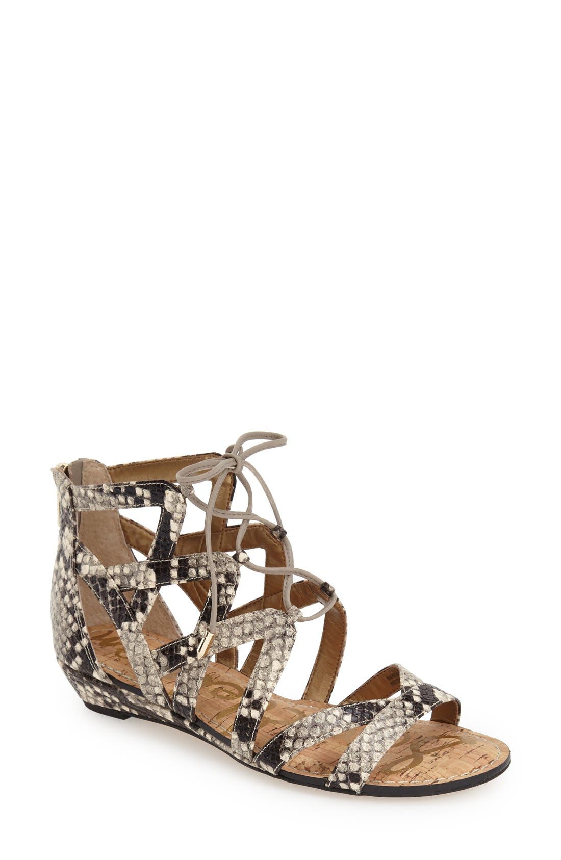 Sam Edelman 'Dawson' Ghillie Sandal, Main, color, 
