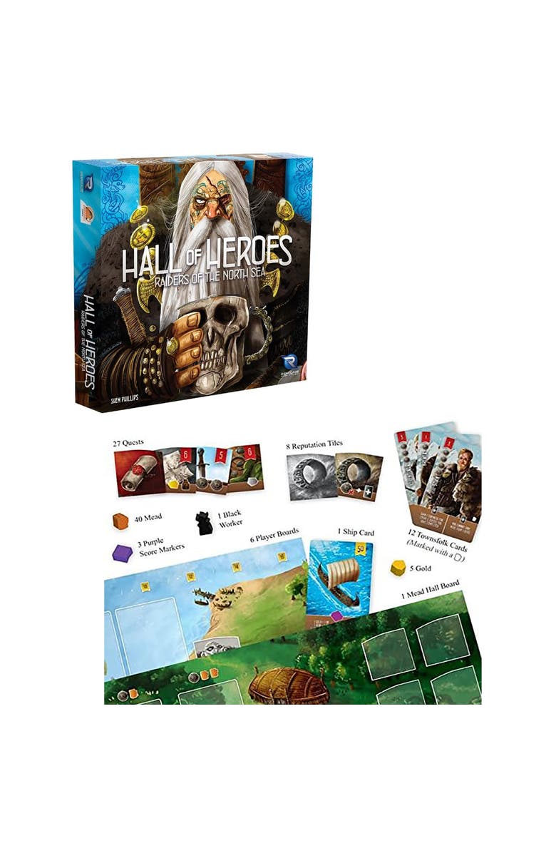 Renegade Game Studios Raiders Of The North Sea Hall Of Heroes, Kids & Adults, Alternate, color,