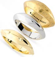 Kendra Scott Oakland Set of 3 Mixed Metal Ring