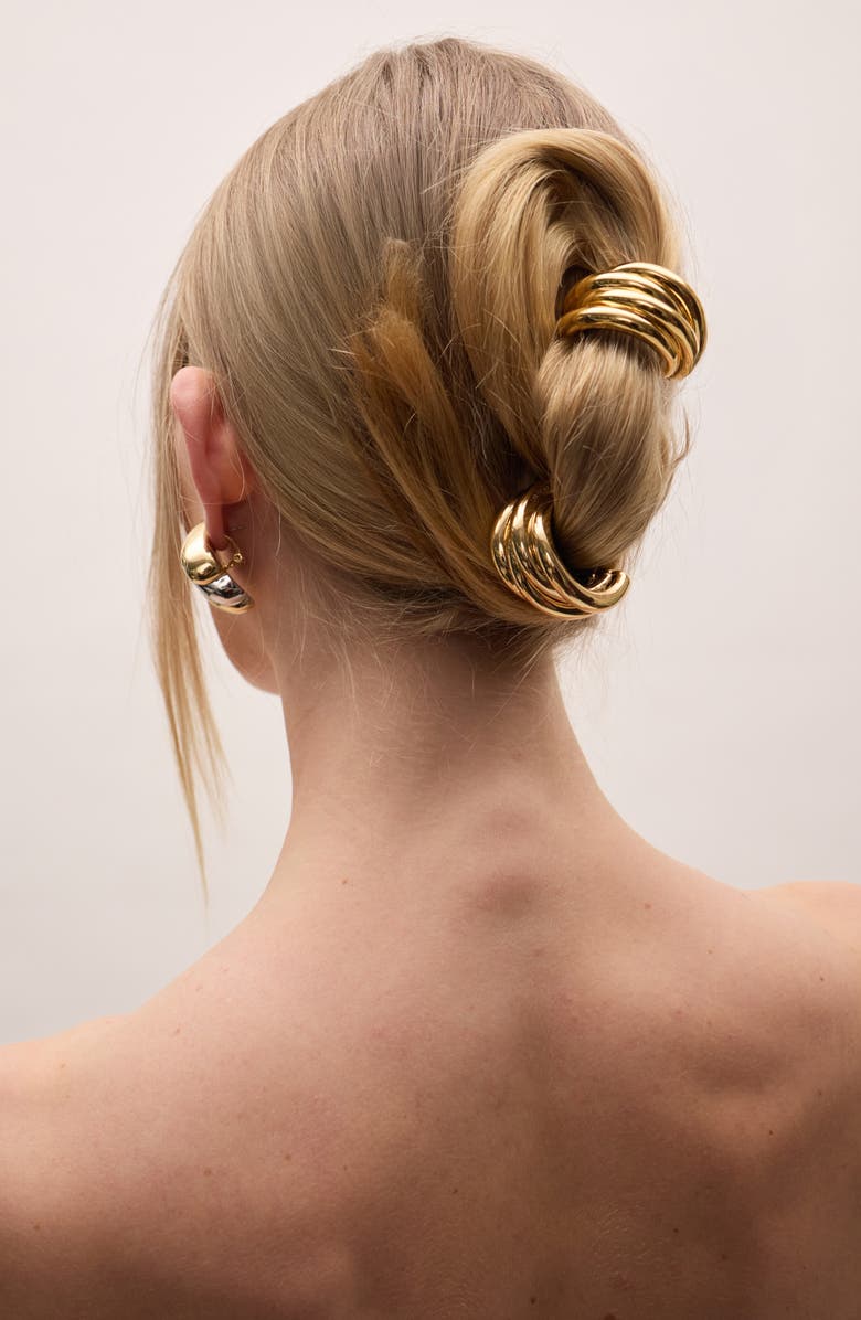 LELET NY Arlo Ponytail Cuff, Alternate, color, Gold