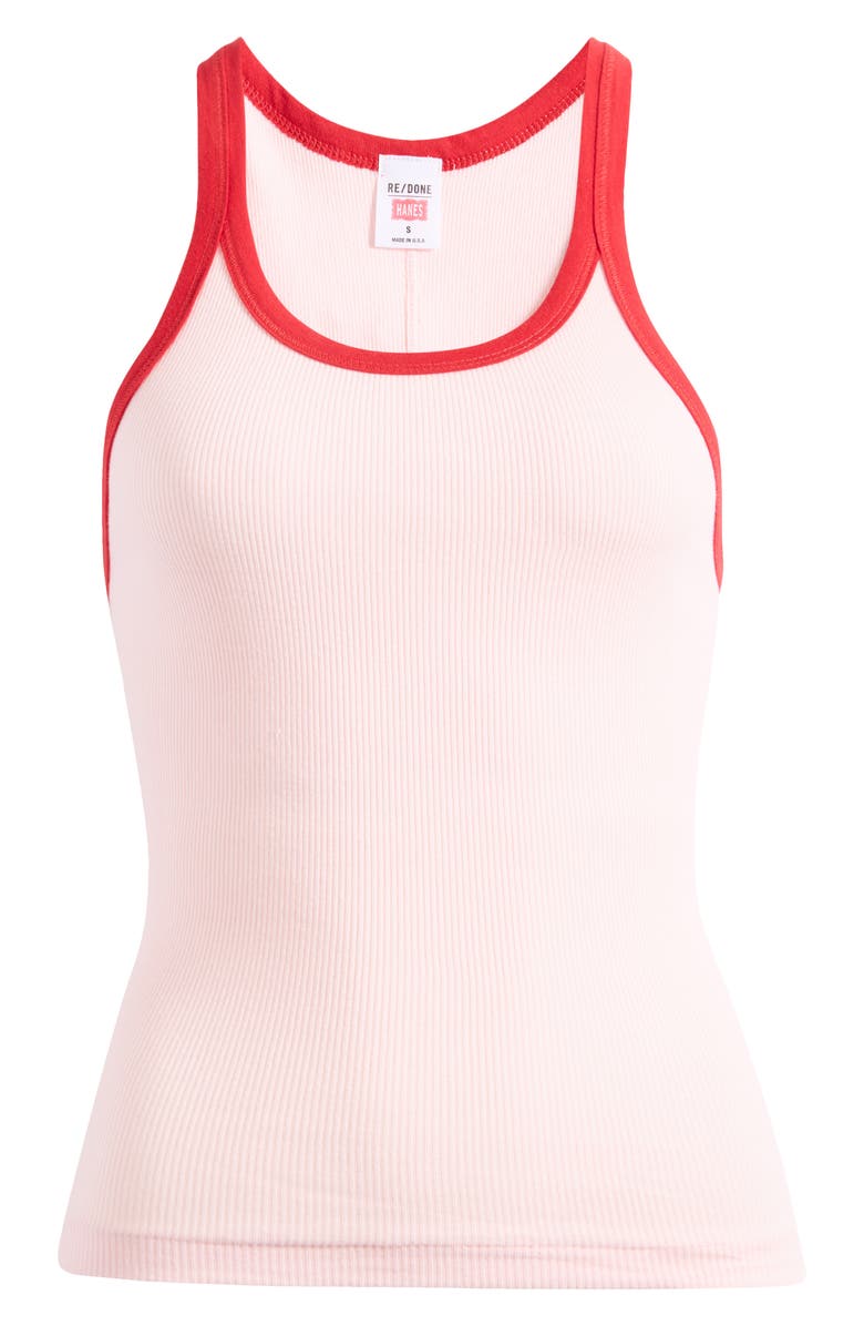 Re/Done Rib Cotton Tank, Main, color, 
