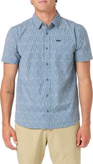 O'Neill TRVLR Performance Short Sleeve Button-Up Shirt