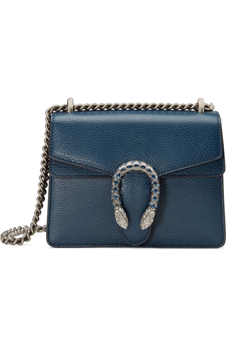 Gucci Mini Leather Shoulder Bag, Main, color,