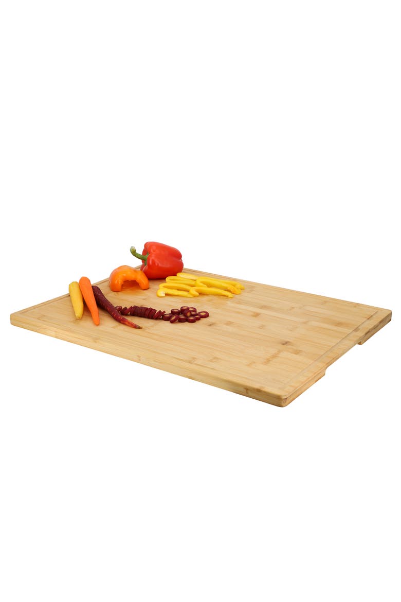 20 x 14 Inch Rectangle Wood Cutting Board, Main, color, Bamboo