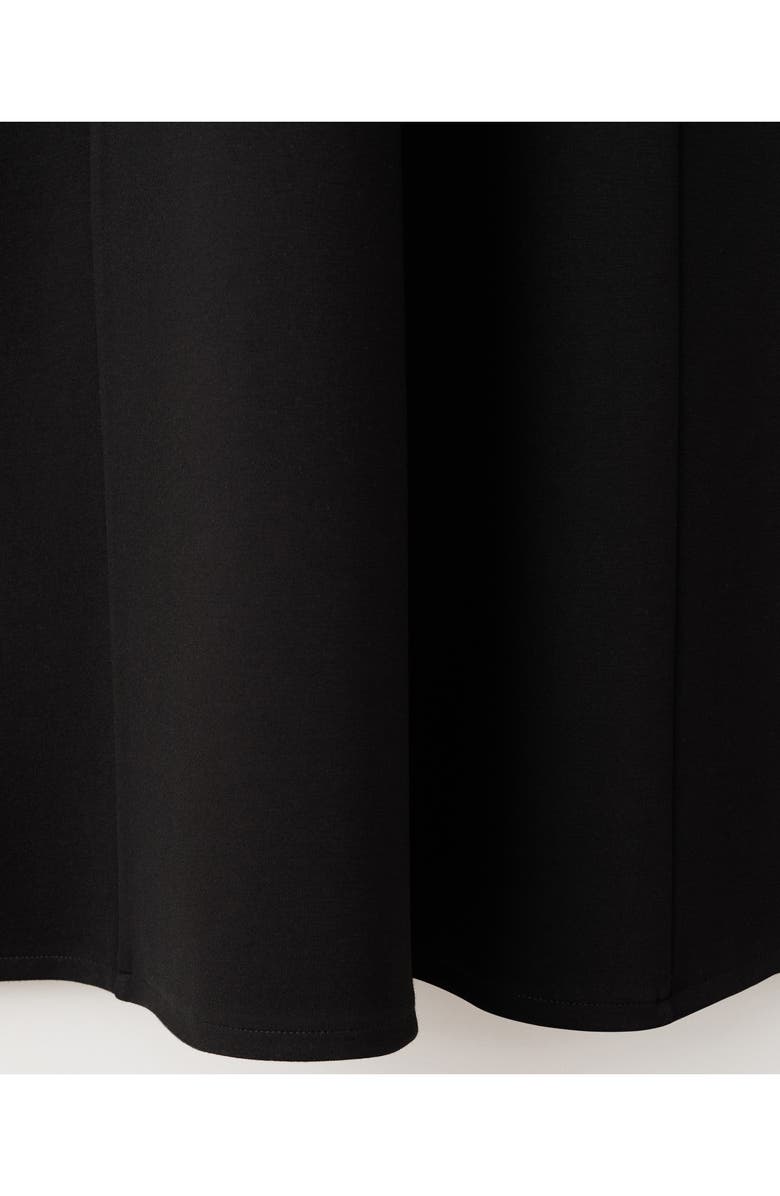 MANGO Sleeveless Midi Dress, Alternate, color, Black