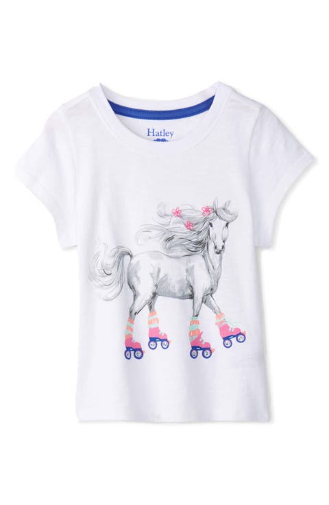 Kids' Roller Skates Cotton Graphic T-Shirt (Toddler & Little Kid)