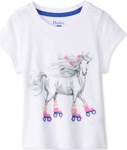 Hatley Unicorn Roller Skates Graphic T-Shirt