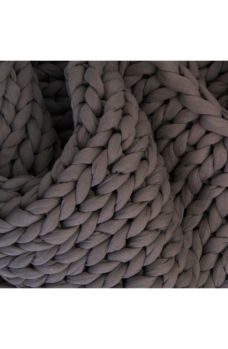 Bearaby Weighted Knit Blanket, Alternate, color, Asteroid Grey