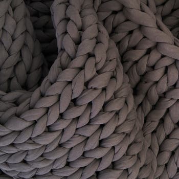 Organic Cotton Weighted Knit Blanket