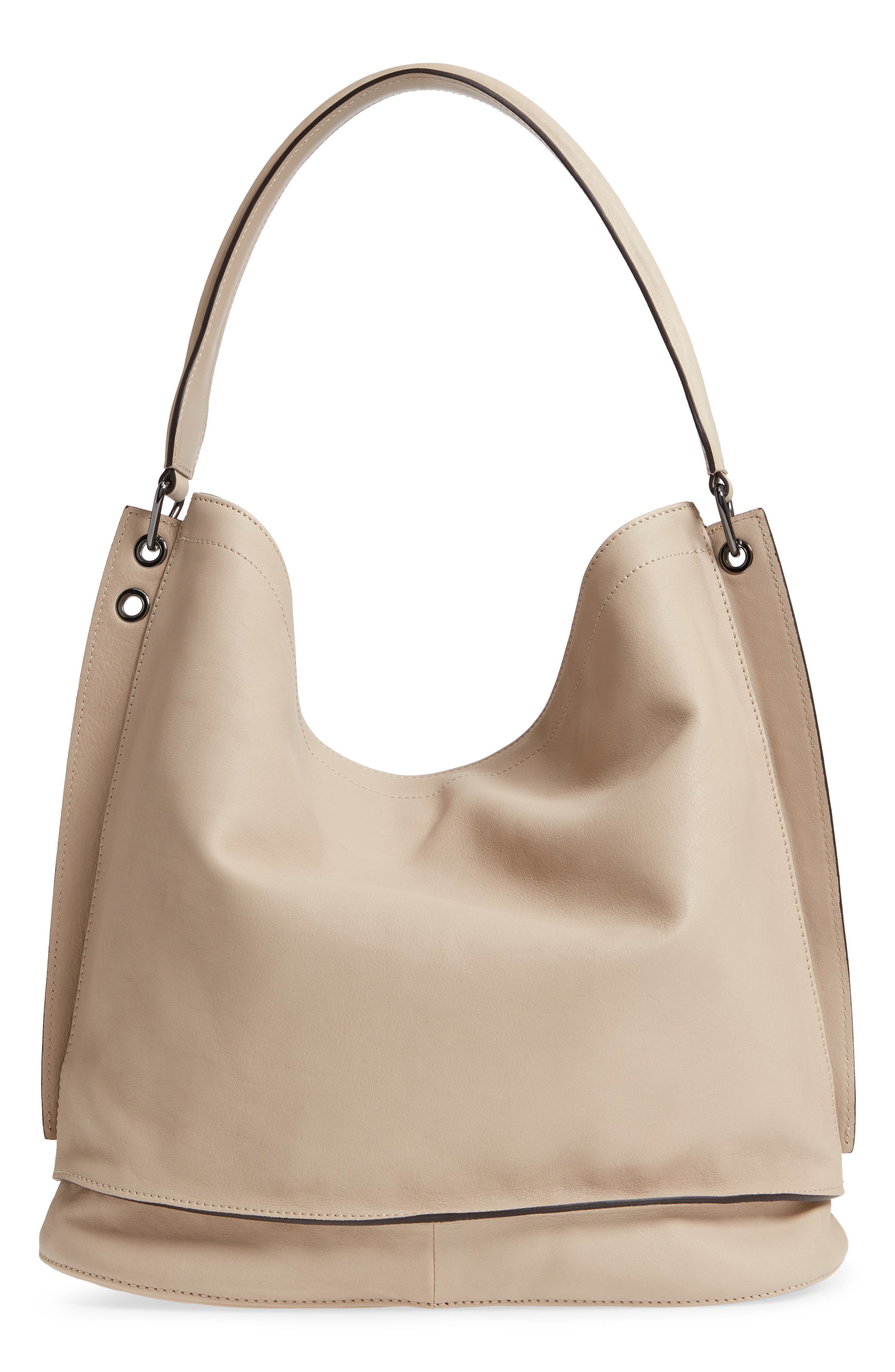 Longchamp '3D' Leather Hobo, Alternate, color, 