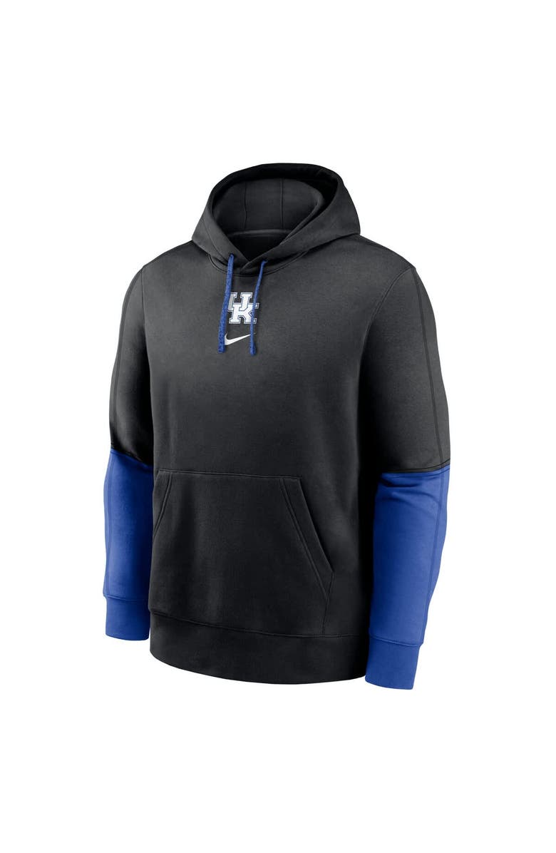 Nike Men's Nike Anthracite/Royal Kentucky Wildcats 2024 Sideline Club Pullover Hoodie, Alternate, color, 