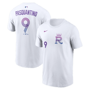 Nike Men's Nike Vinnie Pasquantino White Kansas City Royals 2026 City Connect Name & Number T-Shirt