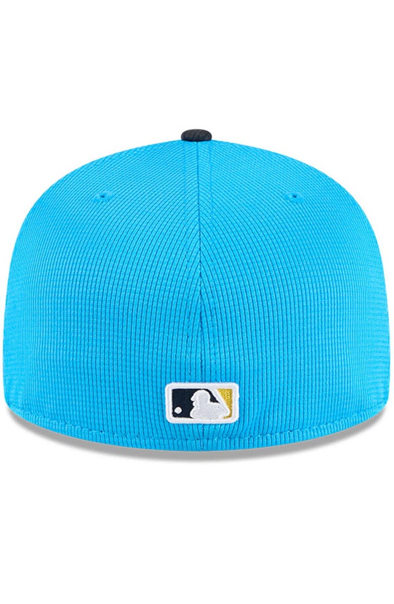 New Era Men's New Era Neptune Blue/Navy Philadelphia Phillies City Connect Batting Practice 59FIFTY Fitted Hat, Alternate, color, Neptune Blue