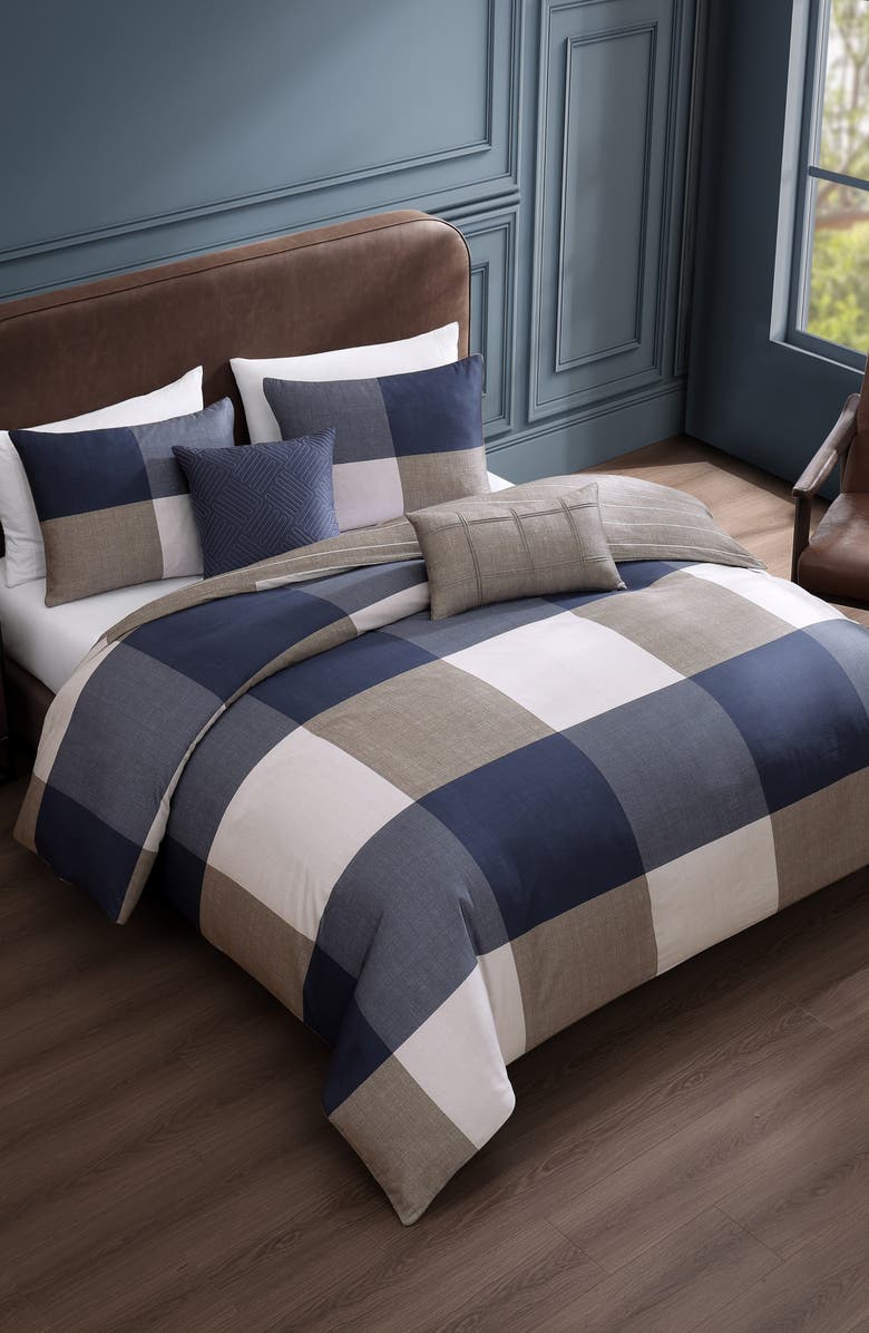 Bebejan Checkered Reversible 5-Piece Comforter Set, Alternate, color, 