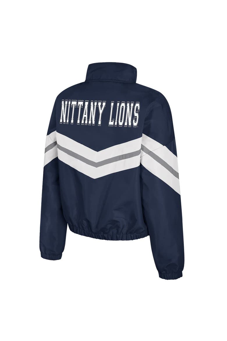 Women's Colosseum  Navy Penn State Nittany Lions Thin Ice Full-Zip Windbreaker, Alternate, color, Navy
