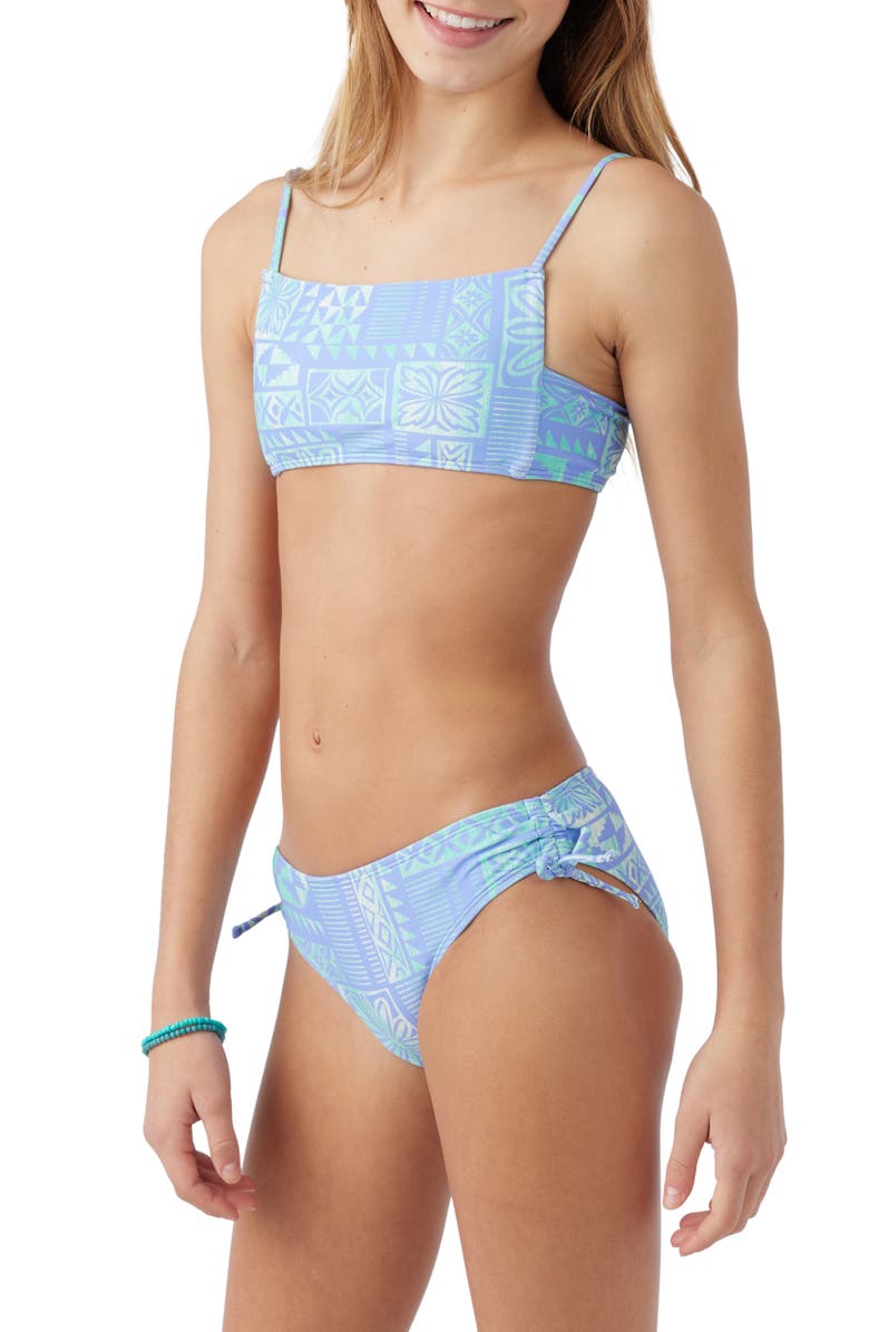 O'Neill Kids' Winona Tile Two-Piece Swimsuit, Alternate, color, 