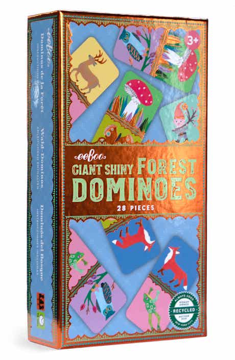eeBoo Giant Shiny Forest Dominoes
