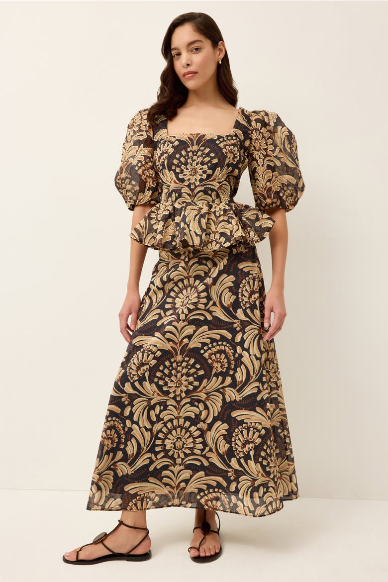 Albia Skirt, Alternate, color, Tropez