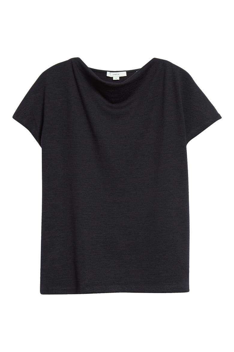 Cowl Neck Top, Alternate, color, COASTAL BLUE