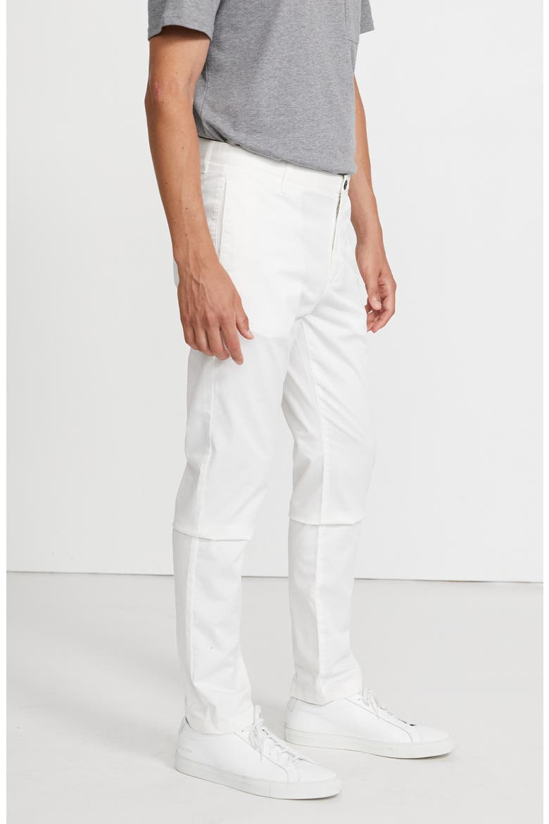 Zaine P2 Solid Twill Chino Pants, Alternate, color, WHT