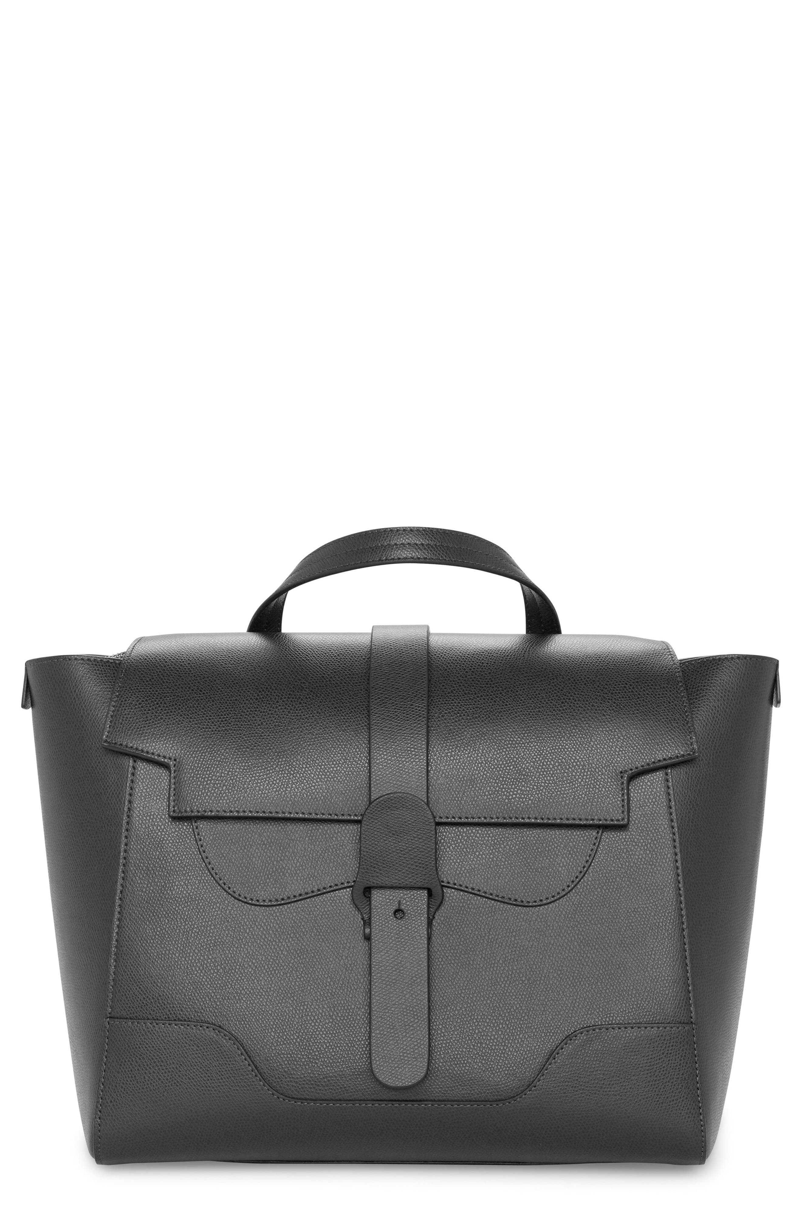 SENREVE Maestra Pebbled Leather Satchel, Main, color, 