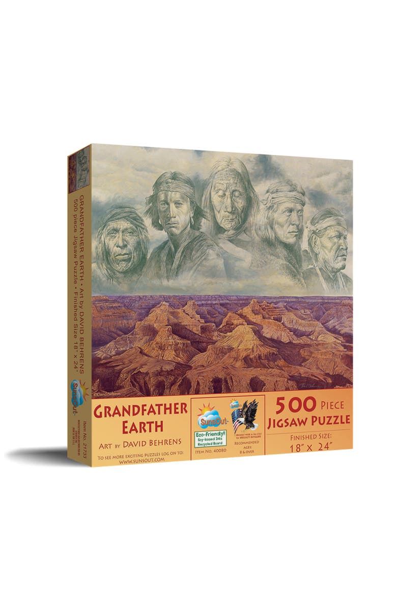Grandfather Earth 500 piece Jigsaw Puzzle for Adults, Main, color, Multicolor