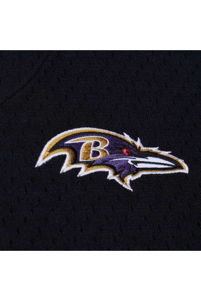 Men's Mitchell & Ness  Black Baltimore Ravens Head Coach Mesh Full-Button Fashion Jersey, Alternate, color, Black