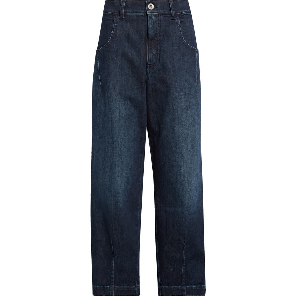 Eleventy Distressed Stretch Denim Jeans In Blue