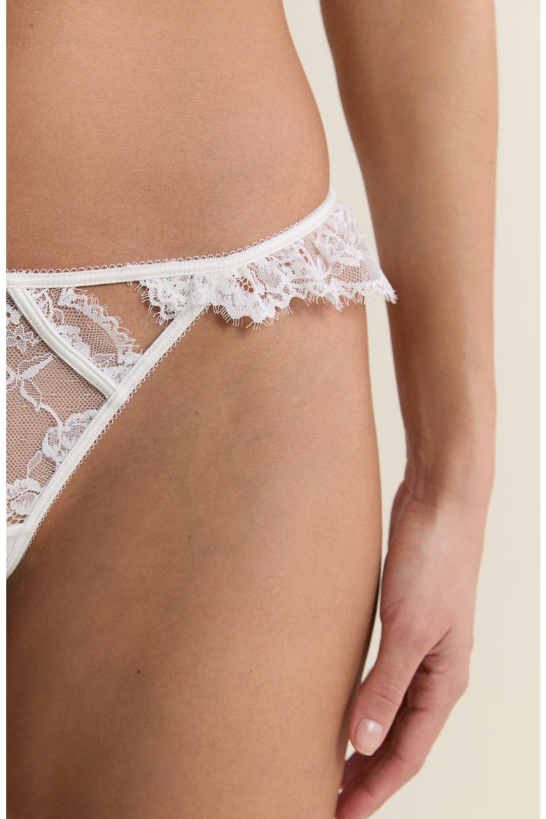 Beloved Bleu Thong, Alternate, color, WHITE