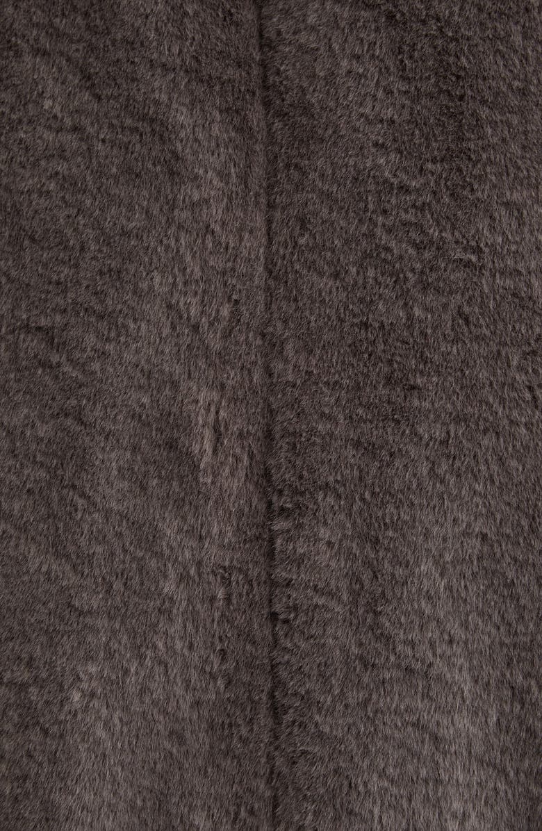 Herno Single Breasted Faux Fur Coat, Alternate, color,